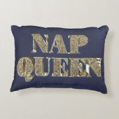 金ゴールド3D昼寝クイーン アクセントクッション (裏面)