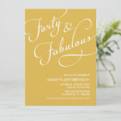 金ゴールド40およびすばらしい招待状 招待状 (スタンド正面)