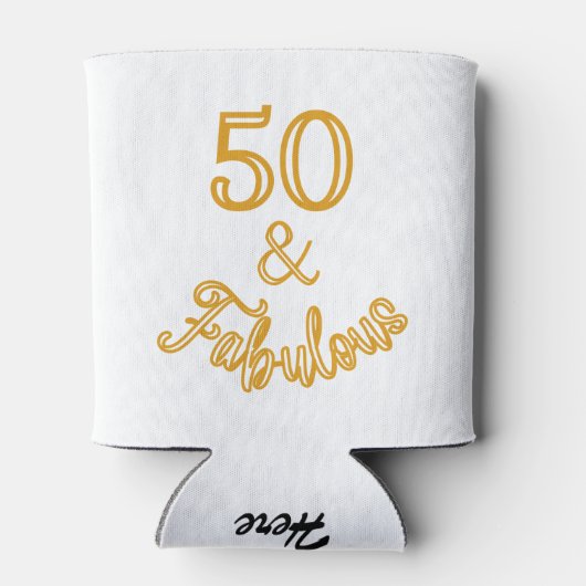 金ゴールド50と素晴らしい 缶クーラー (裏面)