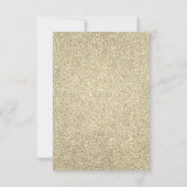 金ゴールド50周年記念パーティーディスコボール 招待状 (裏面)