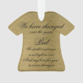 金ゴールド50周年記念結婚アクリル オーナメント (裏面)