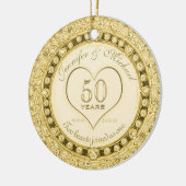 金ゴールド50周年 セラミックオーナメント (左)