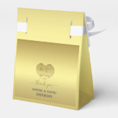 金ゴールド50結婚周年我々はまだ行う フェイバーボックス (裏面サイド)