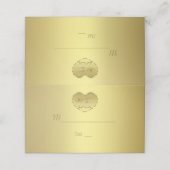 金ゴールド50結婚周年我々はまだ行う プレイスカード (外部開封)