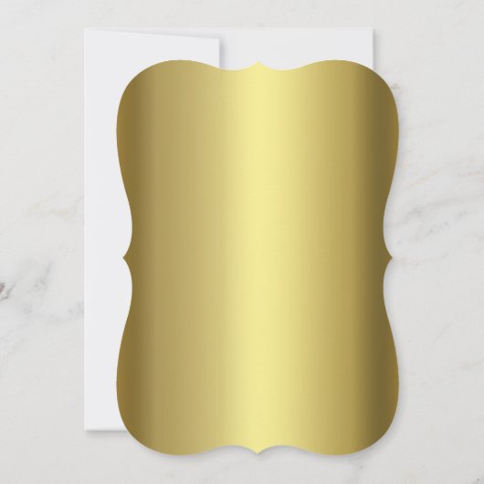 金ゴールド50結婚周年我々はまだ行う 招待状 (裏面)