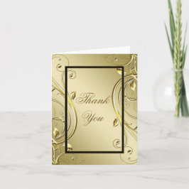 金ゴールド50結婚周年記念 ノートカード