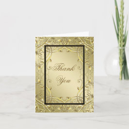 金ゴールド50結婚周年記念 ノートカード