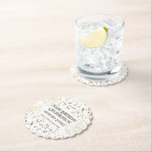 金ゴールド50誕生祝い ペーパーコースター (インサイチュ)