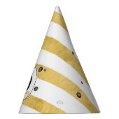 金ゴールド50 &素晴らしい誕生日紙吹雪紙帽 パーティーハット (右)