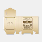 金ゴールド60誕生祝いワールドファブラス フェイバーボックス (折り畳みなし)