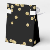 金ゴールド60th誕生日サンキュー紙吹雪ブラック フェイバーボックス (裏面サイド)