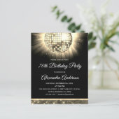 金ゴールド70thバースデーパーティー70のディスコボール (スタンド正面)