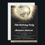金ゴールド70thバースデーパーティー70のディスコボール 招待状<br><div class="desc">70祝th Birthday Party 70's Disco Ball招待状と華やかなスタイルで！この見事な招待状は、忘れられないレトロなテーマのbashのステージを設定する。金ゴールドの輝かしい色合いで、この招待は洗練とおもしろいを醸し出す。ディスコ時代に戻るディスコのボールグラフィックは、ライトで照らされたダンスフロアの思い出を呼び起こきらめくしている。70年代のお祝いやディスコ魔法のインスパイアtouchを注入したい任意のイベントに最適な選択である。私たちの招待は、詳細をパーソナライズすることができユニーク、それはあなたのお客様に招待状に参加するためにゲストをする思い出に残る方法。目を引くデザインと印刷高品質で、華やかな70歳の誕生日パーティーの雰囲気を盛り上げる準備ができている。金ゴールド70th Birthday Party 70s Disco Ballの招待状を使って祝、ダンスをしたり、思い出を楽しんだり、あなたの節目の誕生日のお祭りにレトロな魅力のtouchを追加する。70年の人生と多くの思い出に応援来!</div>