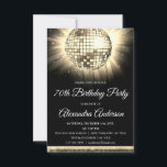 金ゴールド70thバースデーパーティー70のディスコボール 招待状<br><div class="desc">70祝th Birthday Party 70's Disco Ball招待状と華やかなスタイルで！この見事な招待状は、忘れられないレトロなテーマのbashのステージを設定する。金ゴールドの輝かしい色合いで、この招待は洗練とおもしろいを醸し出す。ディスコ時代に戻るディスコのボールグラフィックは、ライトで照らされたダンスフロアの思い出を呼び起こきらめくしている。70年代のお祝いやディスコ魔法のインスパイアtouchを注入したい任意のイベントに最適な選択である。私たちの招待は、詳細をパーソナライズすることができユニーク、それはあなたのお客様に招待状に参加するためにゲストをする思い出に残る方法。目を引くデザインと印刷高品質で、華やかな70歳の誕生日パーティーの雰囲気を盛り上げる準備ができている。金ゴールド70th Birthday Party 70s Disco Ballの招待状を使って祝、ダンスをしたり、思い出を楽しんだり、あなたの節目の誕生日のお祭りにレトロな魅力のtouchを追加する。70年の人生と多くの思い出に応援来!</div>