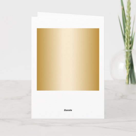 金ゴールド75世誕生祝いの最高の素晴らしい カード (裏面)