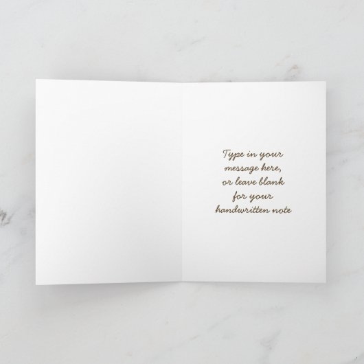 金ゴールド75世誕生祝いの最高の素晴らしい カード (内部)