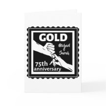 金ゴールド75結婚周年記念に手を貸す