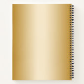 金ゴールド80世誕生祝い最高の空想 ノートブック (裏面)