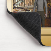 金ゴールド80誕生日ワールド最高ののカスタムフォトフレーム マウスパッド (コーナー)