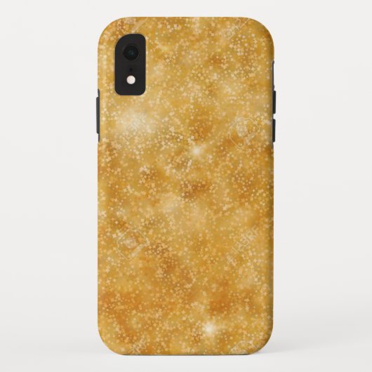 金ゴールド きらきら光る Case-Mate iPhoneケース (裏面)