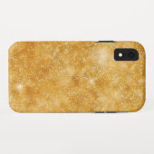 金ゴールド きらきら光る Case-Mate iPhoneケース (裏面(横))