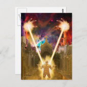 金ゴールド?- （はがき） ポストカード (正面/裏面)