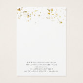 金ゴールド(ばちゃばちゃ)跳ねるイヤリングネックレスディスプレイカード (裏面)