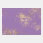 金ゴールド(ばちゃばちゃ)跳ねるファッションカラートリオ ラッピングペーパーシート (正面3)