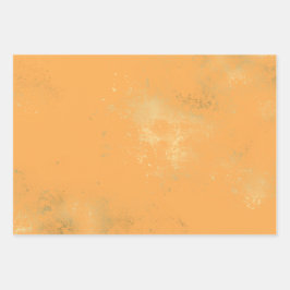 金ゴールド（ばちゃばちゃ）跳ねるファッションカラートリオ ラッピングペーパーシート