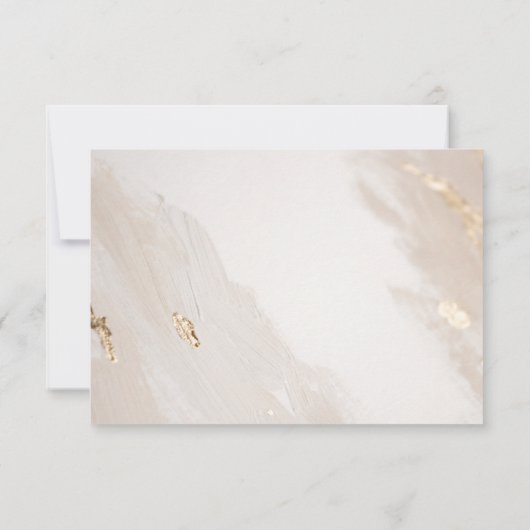 金ゴールド（ばちゃばちゃ）跳ねるベージュありがとうメディア挿入 (裏面)