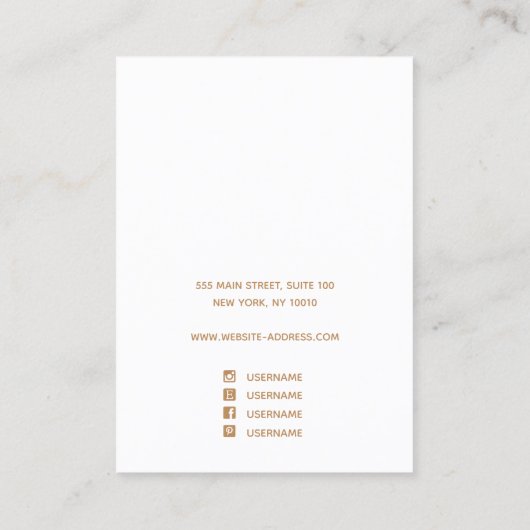 金ゴールド（ばちゃばちゃ）跳ねるレインボーウォーターカラーイヤリングディスプレイ 名刺 (裏面)