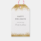 金ゴールド（ばちゃばちゃ）跳ねる ギフトタグ (裏面)