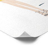 金ゴールド「やめNever Your  Daydream」引用文ポスター ポスター (角)