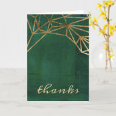 金ゴールド・アンド・グリーン・ジャングルくもの巣 カード (黄色い花)