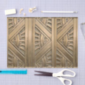 金ゴールド、アールヌーボーのアール・デコ、ヴィンテージ、エレガントな上品VI 薄葉紙 (クラフト)