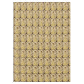 金ゴールド・エンジェルメリー・クリスマステーブルクロス テーブルクロス (正面)