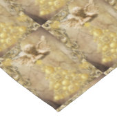 金ゴールド・エンジェルメリー・クリスマステーブルクロス テーブルクロス (アングル)