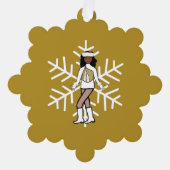 金ゴールド オーナメントカード (正面)