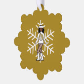 金ゴールド オーナメントカード (左)