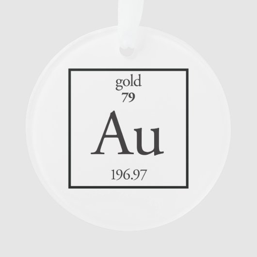 金ゴールド オーナメント (正面)