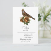 金ゴールド&カッパーヴィンテージシックキンセアニラ 出欠カード (スタンド正面)