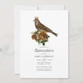 金ゴールド&カッパーヴィンテージシックキンセアニラ 招待状 (正面)