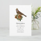 金ゴールド&カッパーヴィンテージシックキンセアニラ 招待状 (スタンド正面)