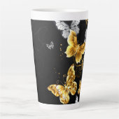 金ゴールド カフェラテマグ (正面)