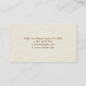 金ゴールド&カラースリヤントラ/スリチャクラ 名刺 (裏面)