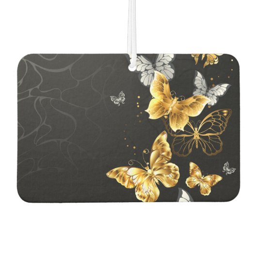 金ゴールド カーエアーフレッシュナー (正面)