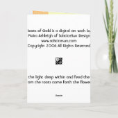 金ゴールド カード (裏面)