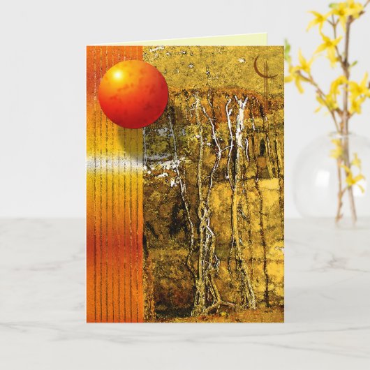 金ゴールド カード (黄色い花)