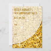 「金ゴールド」カーブ「VIPパス」招待をエラー 招待状 (裏面)