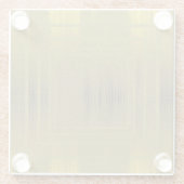 金ゴールド ガラスコースター (裏面)